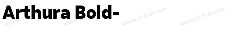 Arthura Bold字体转换